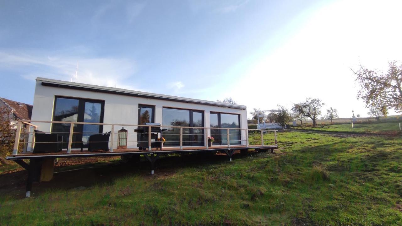 Ranch 66 - Moderni Tiny House Black Swallow Ve Stylu Route 66 Se Saunou A Bazenem Tršice 외부 사진